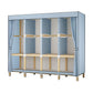 Contemporary Style Wardrobe Solid Wood Wardrobe Closet with Garment Rod