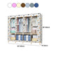 Contemporary Style Wardrobe Solid Wood Wardrobe Closet with Garment Rod