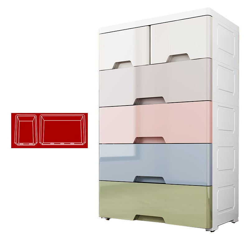 Armadio contemporaneo armadio per armadio in plastica armadio con cassetto