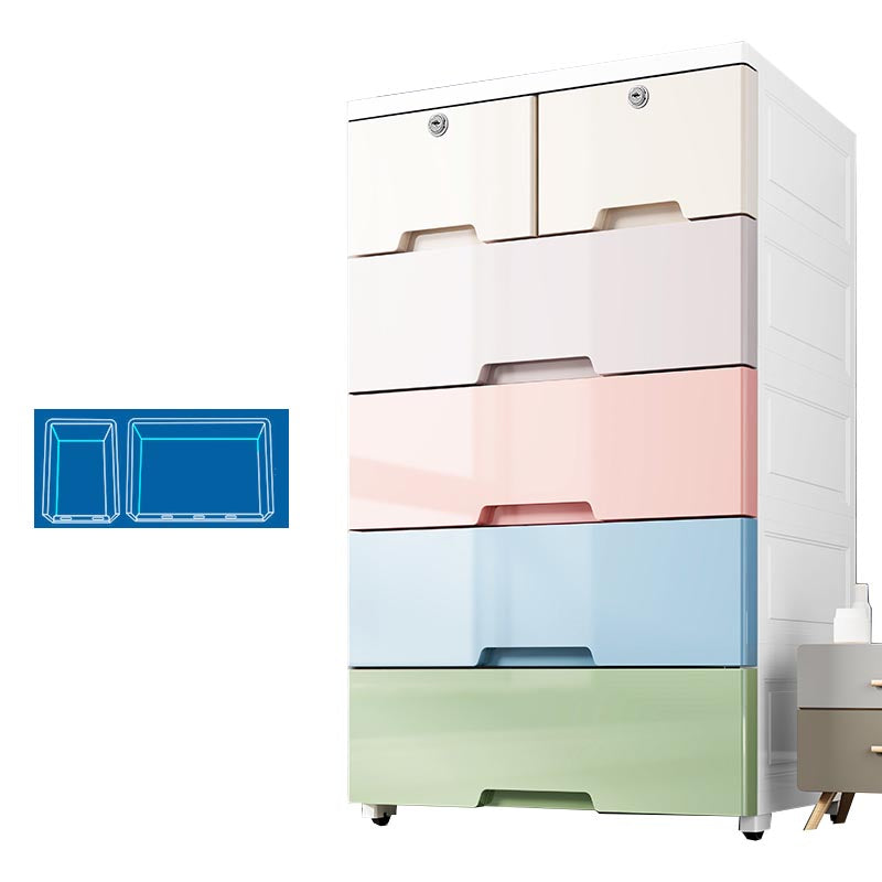 Armadio contemporaneo armadio per armadio in plastica armadio con cassetto