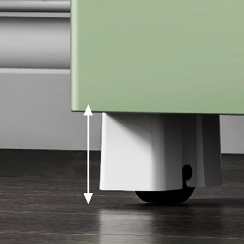 Armadio per armadio per armadio in plastica bianca con cassetto