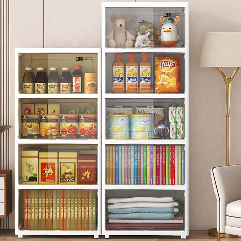 Contemporary Storage Cabinet Plastic Wardrobe Closet for Bedroom Clearhalo 'Armoires & Wardrobes' 'armoires_wardrobes' 'Bedroom Furniture' 'furn' 'furn_armoires_wardrobes' 'Furniture' 5816017