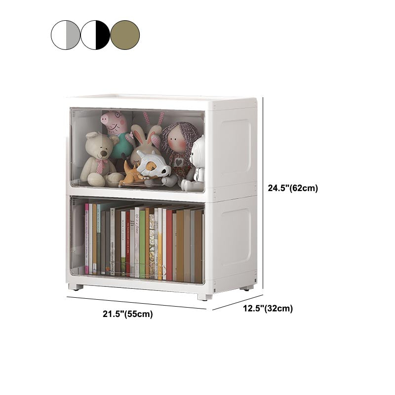 Contemporary Storage Cabinet Plastic Wardrobe Closet for Bedroom Clearhalo 'Armoires & Wardrobes' 'armoires_wardrobes' 'Bedroom Furniture' 'furn' 'furn_armoires_wardrobes' 'Furniture' 5816024