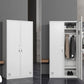 Modern Style Wardrobe Gray Colour Metal Wardrobe Closet with Locks Clearhalo 'Armoires & Wardrobes' 'armoires_wardrobes' 'Bedroom Furniture' 'furn' 'furn_armoires_wardrobes' 'Furniture' 5816046