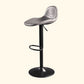 Contemporary Adjustable Height Barstool Faux Leather Swivel Bar Stools