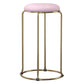 Scandinavian Stackable Armless Bar Stools Round Seat Backless Barstool