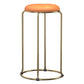 Scandinavian Stackable Armless Bar Stools Round Seat Backless Barstool