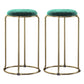 Scandinavian Stackable Armless Bar Stools Round Seat Backless Barstool