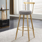 Indoor Scandinavian Counter Chair Round Upholstered Counter Height Stool Clearhalo 'Bar Furniture' 'Bar Stools' 'bar_stools' 'furn' 'furn_bar_stools' 'Furniture' 'Kitchen & Dining Furniture' 5816682