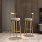 Indoor Scandinavian Counter Chair Round Upholstered Counter Height Stool Clearhalo 'Bar Furniture' 'Bar Stools' 'bar_stools' 'furn' 'furn_bar_stools' 'Furniture' 'Kitchen & Dining Furniture' 5816686
