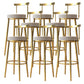 Indoor Scandinavian Counter Chair Round Upholstered Counter Height Stool 8 Piece Set Clearhalo 'Bar Furniture' 'Bar Stools' 'bar_stools' 'furn' 'furn_bar_stools' 'Furniture' 'Kitchen & Dining Furniture' 5816689