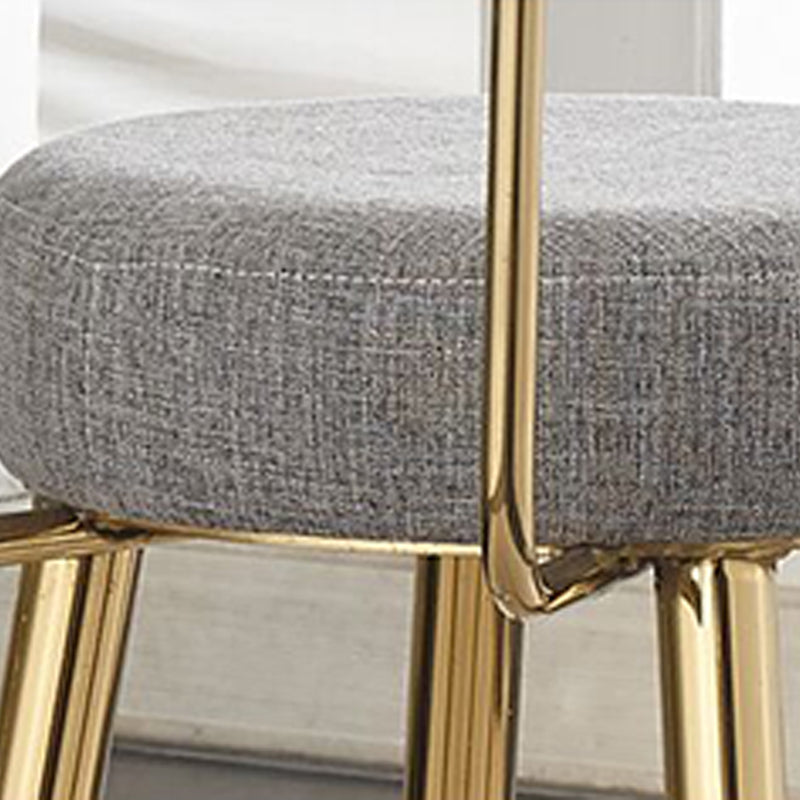 Indoor Scandinavian Counter Chair Round Upholstered Counter Height Stool Clearhalo 'Bar Furniture' 'Bar Stools' 'bar_stools' 'furn' 'furn_bar_stools' 'Furniture' 'Kitchen & Dining Furniture' 5816691
