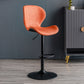 Scandinave Metal Barstool Adjustable PU Leather Barstools en finition mate pour intérieur