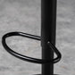 Scandinave Metal Barstool Adjustable PU Leather Barstools en finition mate pour intérieur