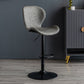 Scandinave Metal Barstool Adjustable PU Leather Barstools en finition mate pour intérieur
