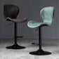 Scandinave Metal Barstool Adjustable PU Leather Barstools en finition mate pour intérieur