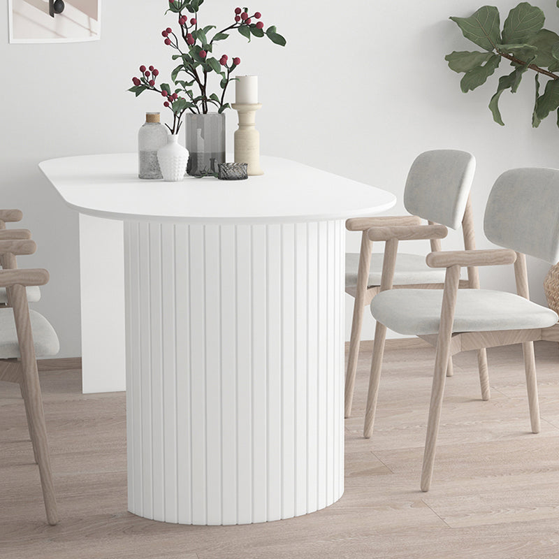 Contemporary Half-Circle Office Desk White Writing Desk for Home Clearhalo 'furn' 'furn_office_desk' 'Furniture' 'Office Desks' 'Office Furniture' 'office_desk' 5818544