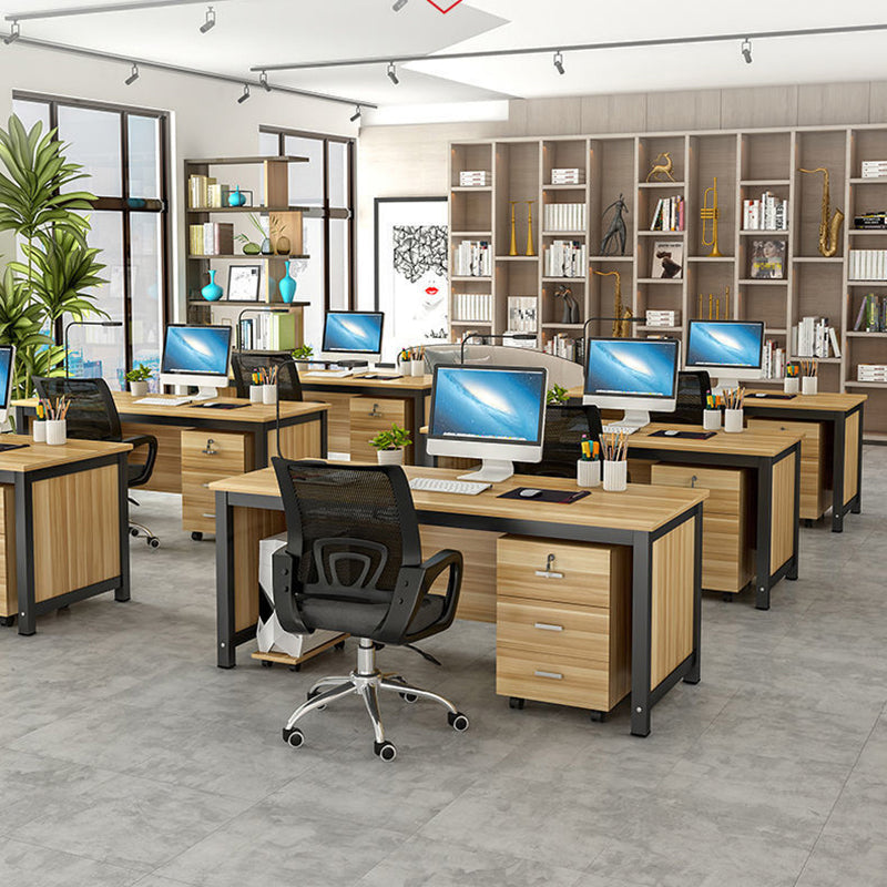 Industrial Office Desk Manufactured Wood Computer Desk for Home and Office Clearhalo 'furn' 'furn_office_desk' 'Furniture' 'Office Desks' 'Office Furniture' 'office_desk' 5818557