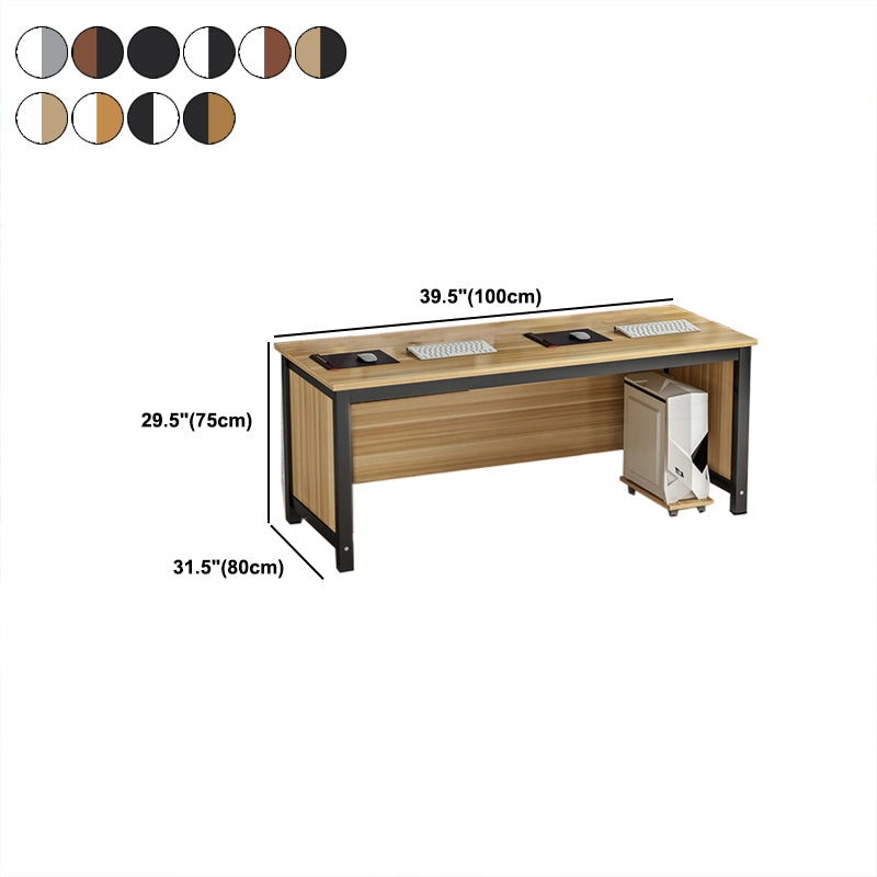 Industrial Office Desk Manufactured Wood Computer Desk for Home and Office Clearhalo 'furn' 'furn_office_desk' 'Furniture' 'Office Desks' 'Office Furniture' 'office_desk' 5818580