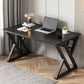 Modern Rectangular Office Desk Artificial Wood Writing Desk with Sled Base