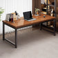 23.5 "W houten kantoor bureau modern schrijfbureau met h-vormige basis