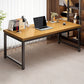 23.5 "W houten kantoor bureau modern schrijfbureau met h-vormige basis