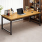 23.5 "W houten kantoor bureau modern schrijfbureau met h-vormige basis
