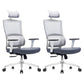 Modern & Contemporary Wheels Chair Microfiber Desk Chair High Back Office Chair