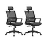 Workspace Office Chair Seat and Mesh in Black Slide Desk Chair Black 2 Piece Set Casters Included Clearhalo 'furn' 'furn_office_chair' 'Furniture' 'Office Chairs' 'Office Furniture' 'office_chair' 5819111