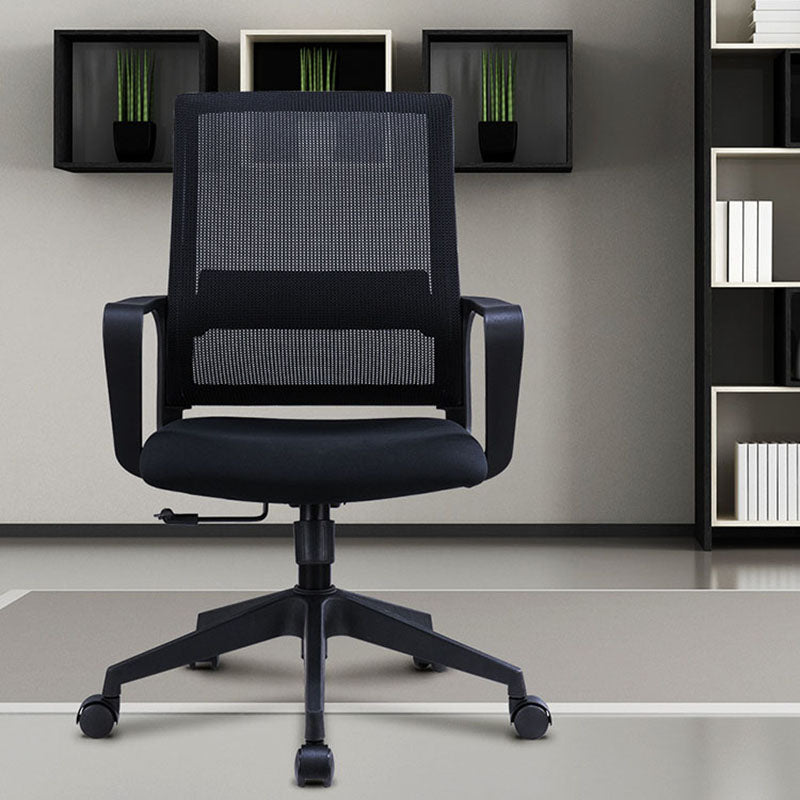 Workspace Office Chair Seat and Mesh in Black Slide Desk Chair Clearhalo 'furn' 'furn_office_chair' 'Furniture' 'Office Chairs' 'Office Furniture' 'office_chair' 5819115