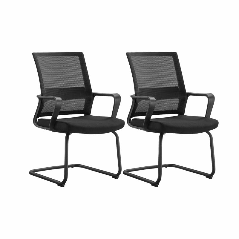 Workspace Office Chair Seat and Mesh in Black Slide Desk Chair 2 Piece Set Casters Not Included Clearhalo 'furn' 'furn_office_chair' 'Furniture' 'Office Chairs' 'Office Furniture' 'office_chair' 5819121