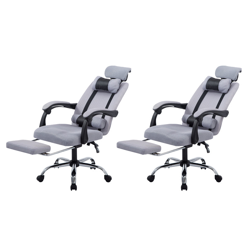 Sedia per computer moderna sedia a braccia fisso sedia da maglia ergonomica