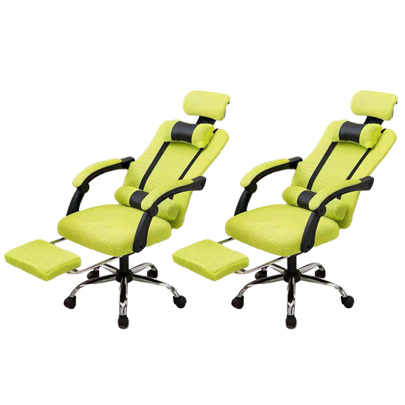 Sedia per computer moderna sedia a braccia fisso sedia da maglia ergonomica