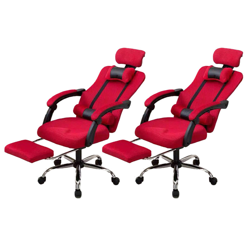 Sedia per computer moderna sedia a braccia fisso sedia da maglia ergonomica