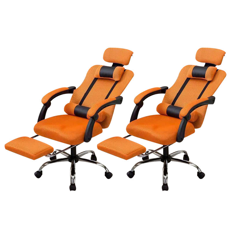 Sedia per computer moderna sedia a braccia fisso sedia da maglia ergonomica