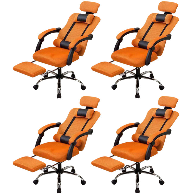 Sedia per computer moderna sedia a braccia fisso sedia da maglia ergonomica