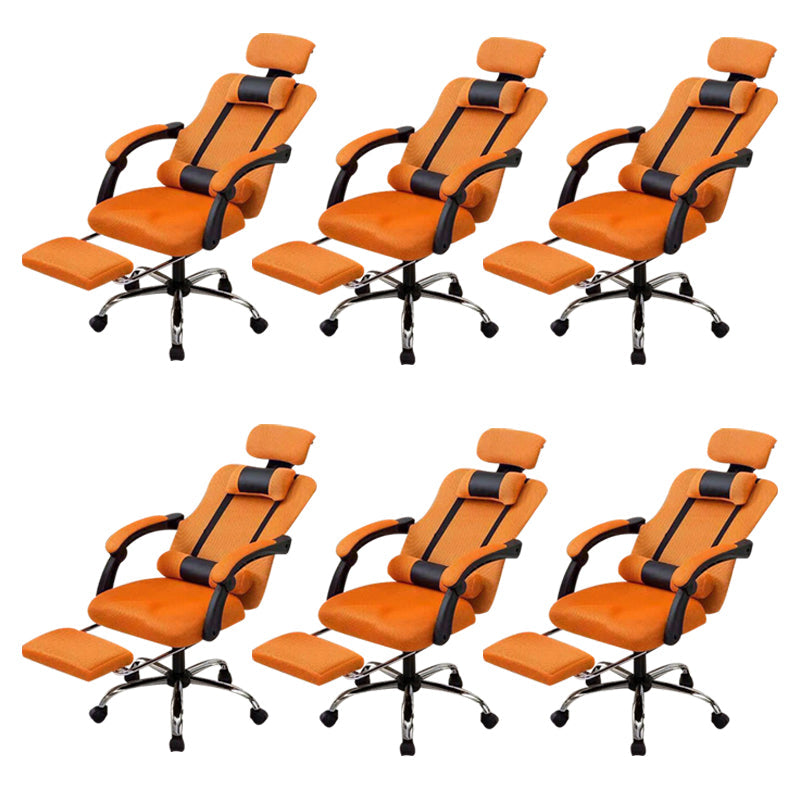 Sedia per computer moderna sedia a braccia fisso sedia da maglia ergonomica