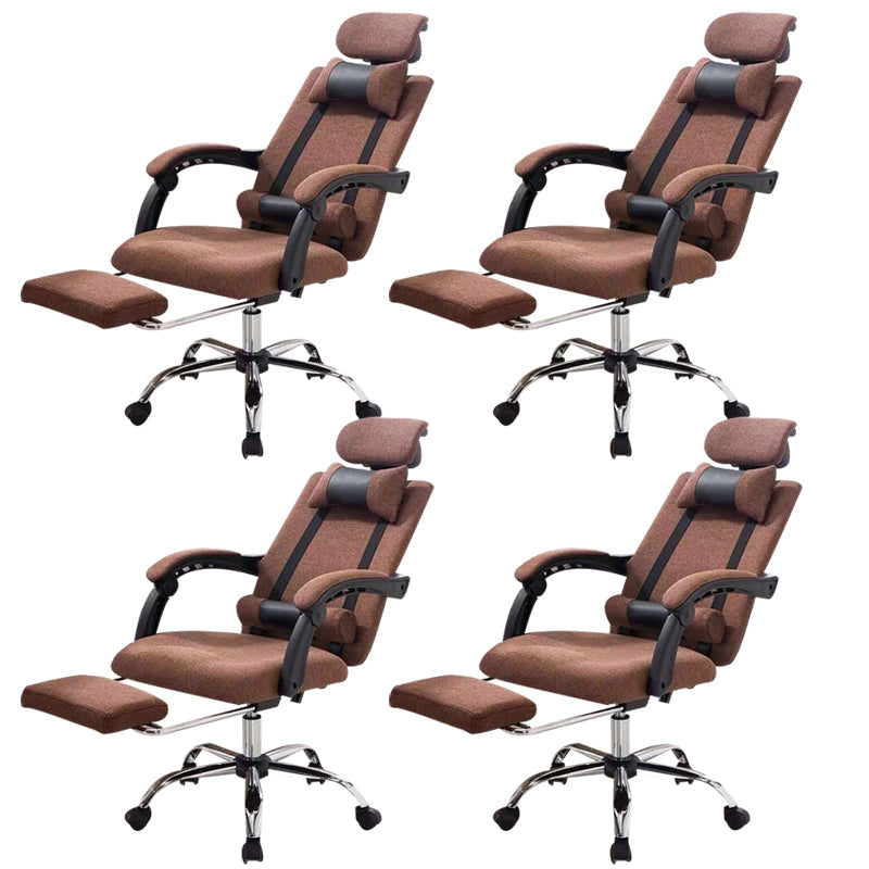 Sedia per computer moderna sedia a braccia fisso sedia da maglia ergonomica