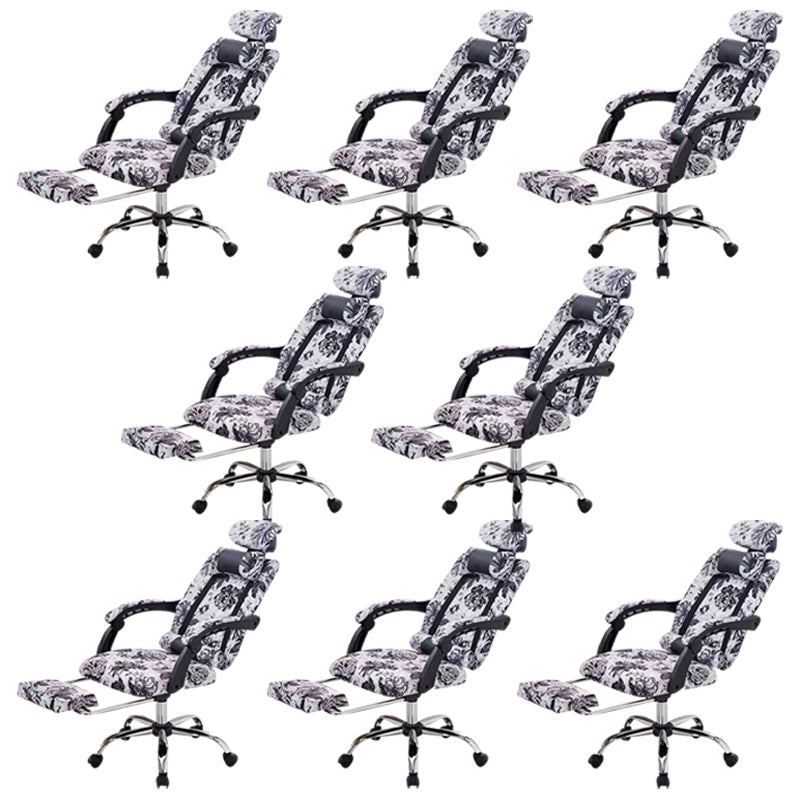 Sedia per computer moderna sedia a braccia fisso sedia da maglia ergonomica