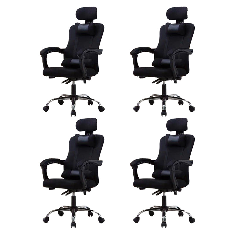 Sedia per computer moderna sedia a braccia fisso sedia da maglia ergonomica