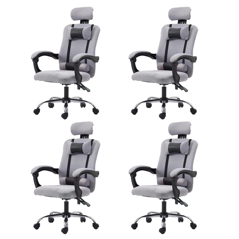 Sedia per computer moderna sedia a braccia fisso sedia da maglia ergonomica