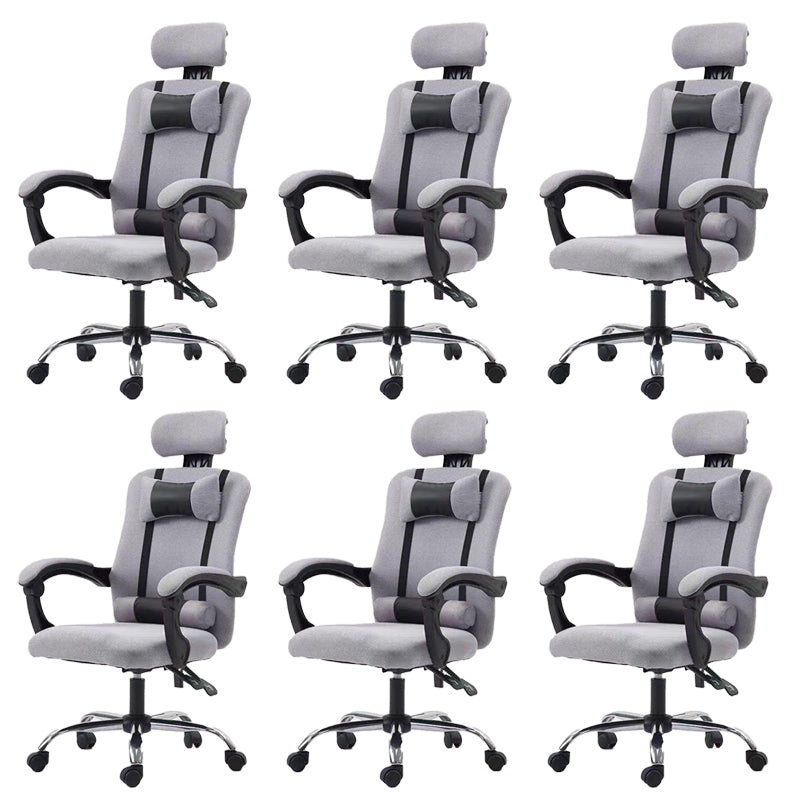 Sedia per computer moderna sedia a braccia fisso sedia da maglia ergonomica