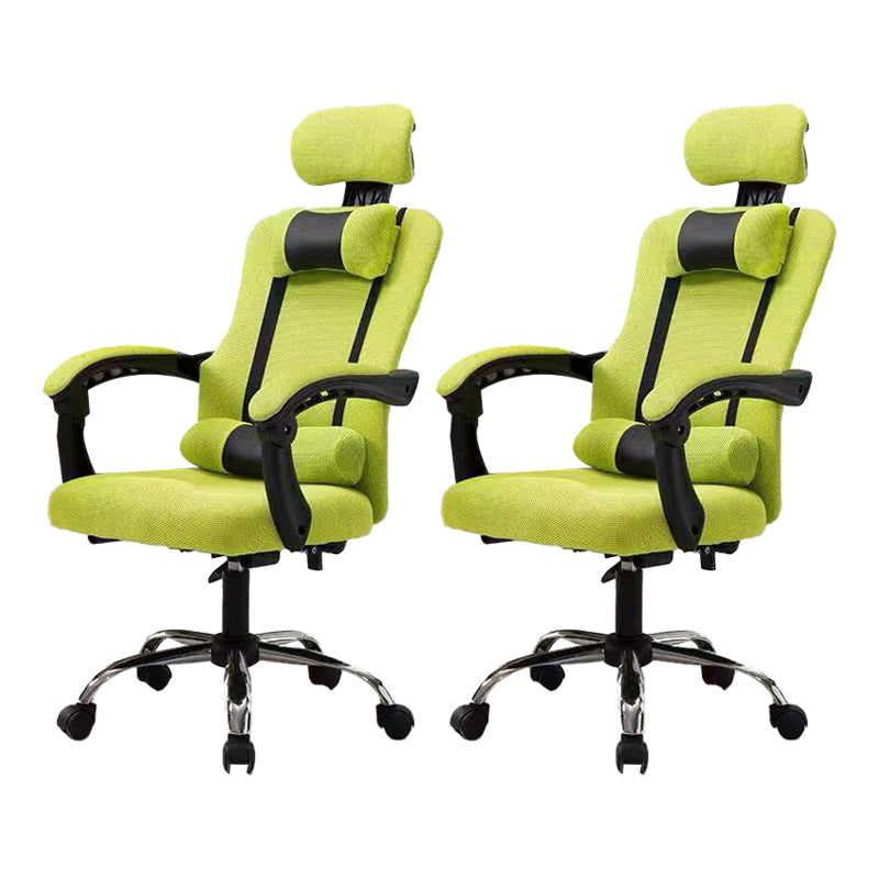 Sedia per computer moderna sedia a braccia fisso sedia da maglia ergonomica