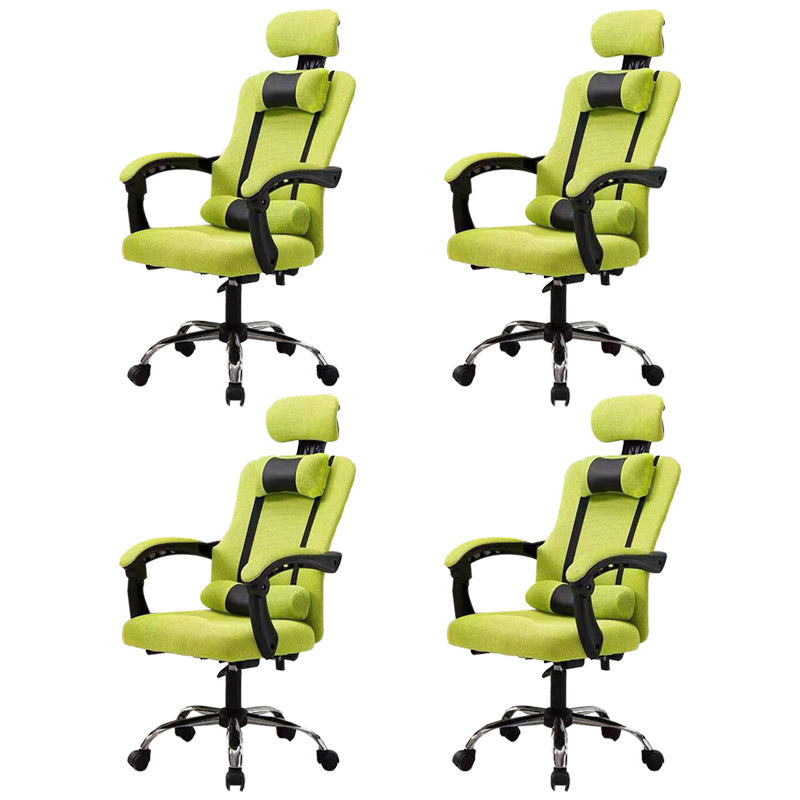 Sedia per computer moderna sedia a braccia fisso sedia da maglia ergonomica