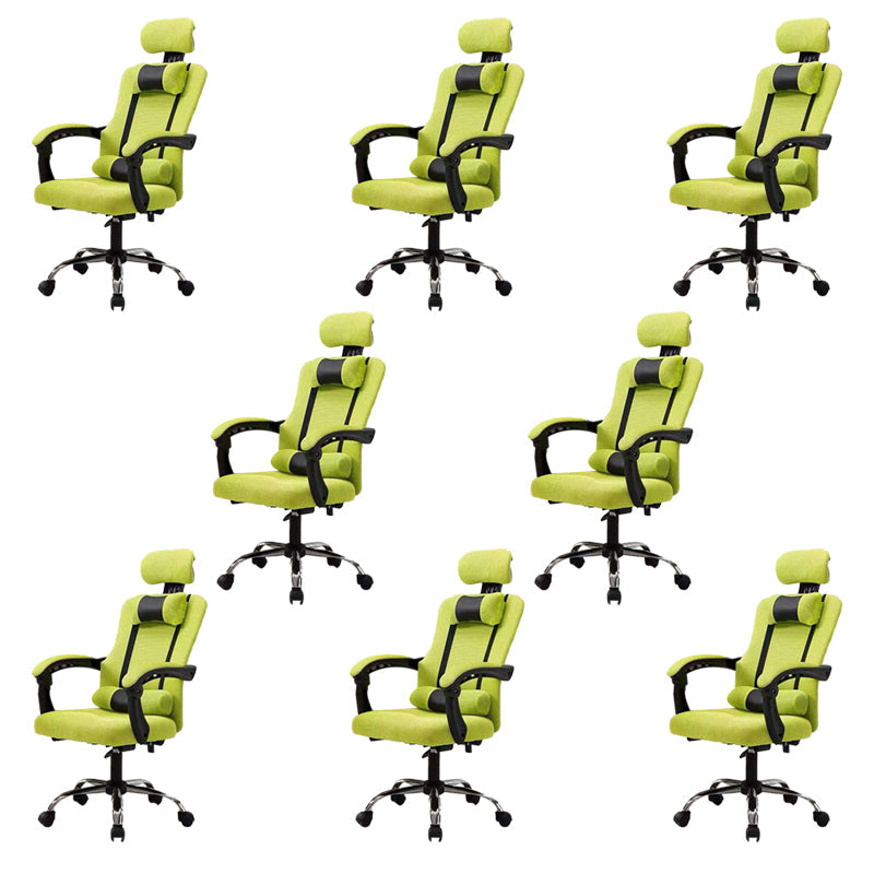 Sedia per computer moderna sedia a braccia fisso sedia da maglia ergonomica