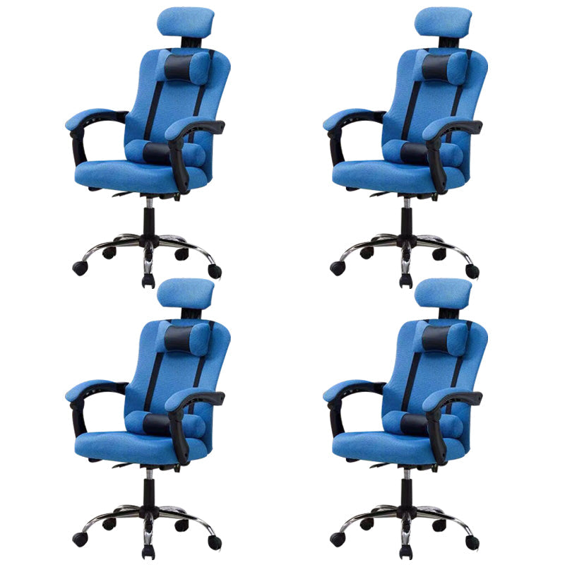 Sedia per computer moderna sedia a braccia fisso sedia da maglia ergonomica