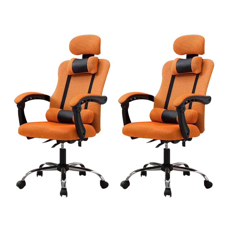 Sedia per computer moderna sedia a braccia fisso sedia da maglia ergonomica