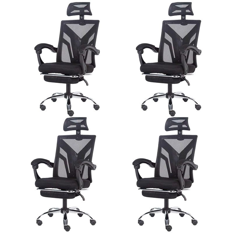 Sedia per computer moderna sedia a braccia fisso sedia da maglia ergonomica