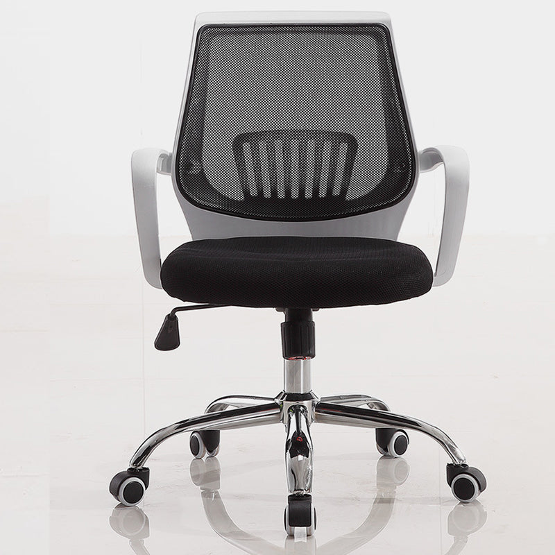 Vaste armen moderne bureaustoel Swivel Lumbar Support Bureau voorzitter