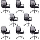 Vaste armen moderne bureaustoel Swivel Lumbar Support Bureau voorzitter